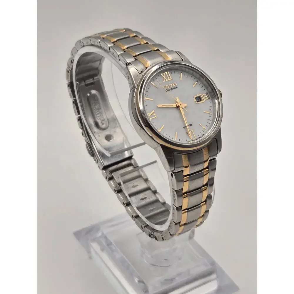 Citizen Eco-Drive E011-S082389 Two-Tone Date Watch
